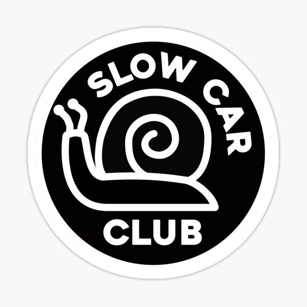 Item preview, Slow Car Club - Black Background designed and sold by ApexFibers.