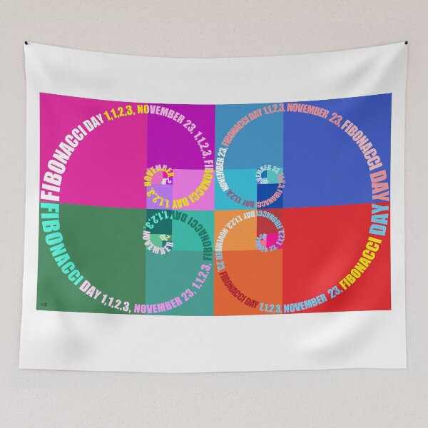 Item preview, Fibonacci Day, Typographic designed and sold by SymbolGrafix.