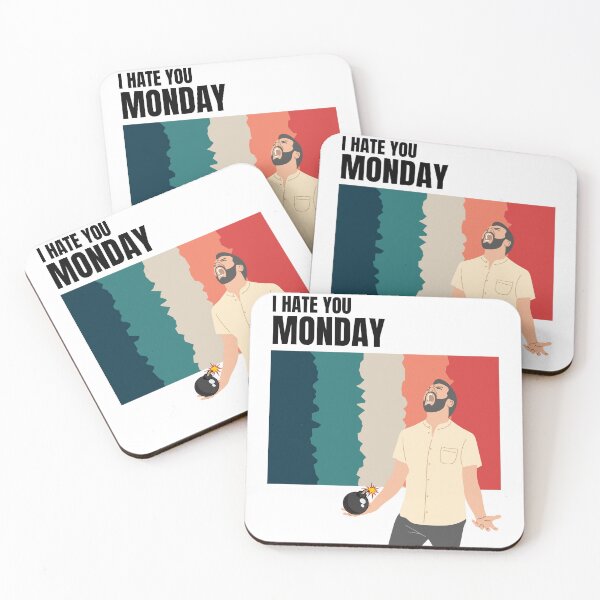 Item preview, i hate monday designed and sold by SwifTech.