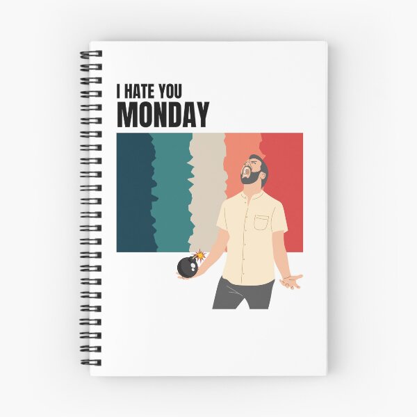 Item preview, i hate monday designed and sold by SwifTech.