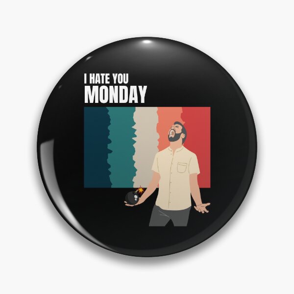Item preview, i hate monday designed and sold by SwifTech.