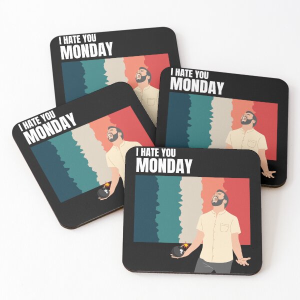 Item preview, i hate monday designed and sold by SwifTech.