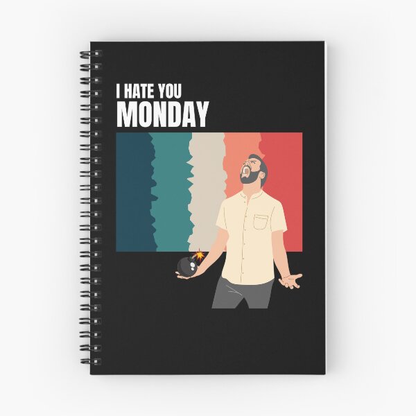 Item preview, i hate monday designed and sold by SwifTech.