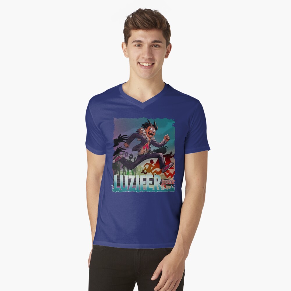 Artikel-Vorschau von T-Shirt mit V-Ausschnitt, designt und verkauft von LuziferJunior.
