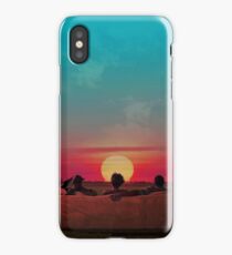 Sunset (Red/Blue Alternative) iPhone Case