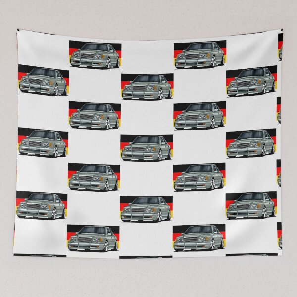 Item preview, Germany legendary sports sedan W124 E500 V8 designed and sold by MerchBothCo.