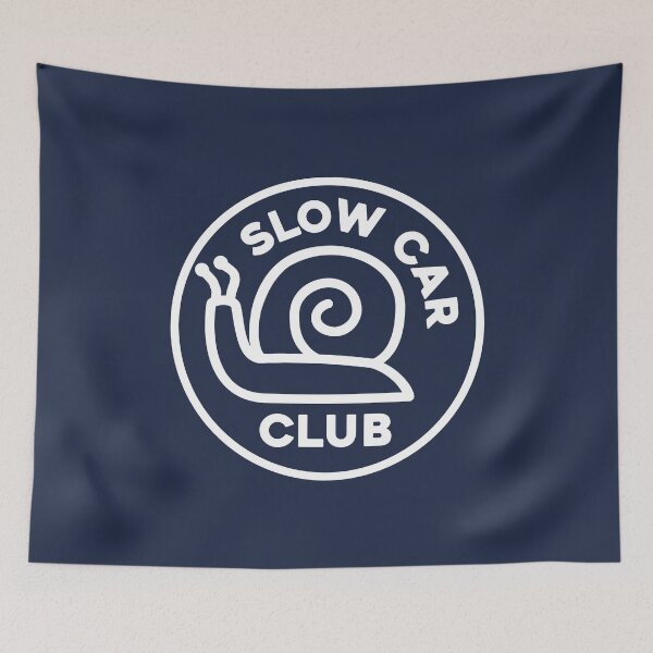 Item preview, Slow Car Club - White designed and sold by ApexFibers.
