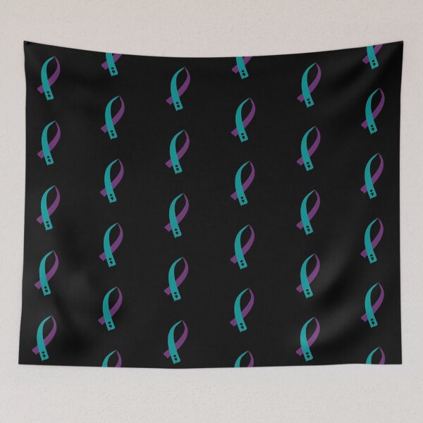 Item preview, Suicide Awareness Ribbon designed and sold by blakcirclegirl.