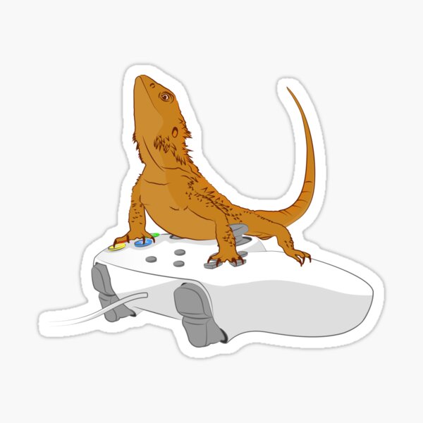 Item preview, Bearded Dragon Playing Video Games Funny Beardie Lover And Gamer designed and sold by BCreative4U.