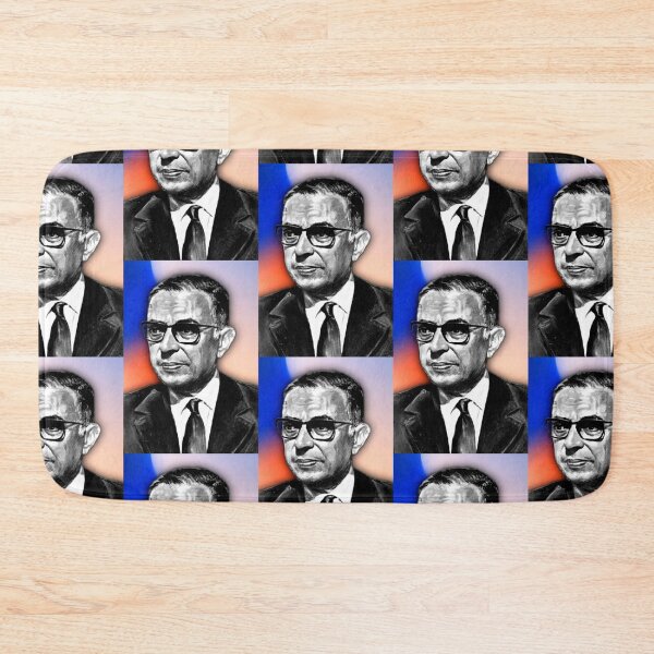 Item preview, Jean-Paul Sartre Artwork | Jean Paul Sartre Portrait | Sartre Wall Art  designed and sold by Suyogsonar25.