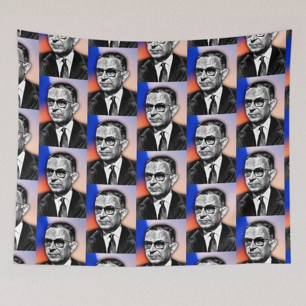 Item preview, Jean-Paul Sartre Artwork | Jean Paul Sartre Portrait | Sartre Wall Art  designed and sold by Suyogsonar25.
