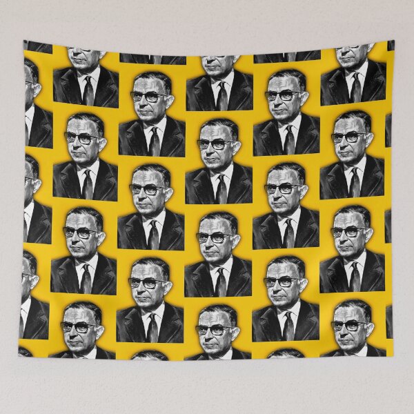 Item preview, Jean-Paul Sartre Artwork | Jean Paul Sartre Portrait | Sartre Wall Art  designed and sold by Suyogsonar25.