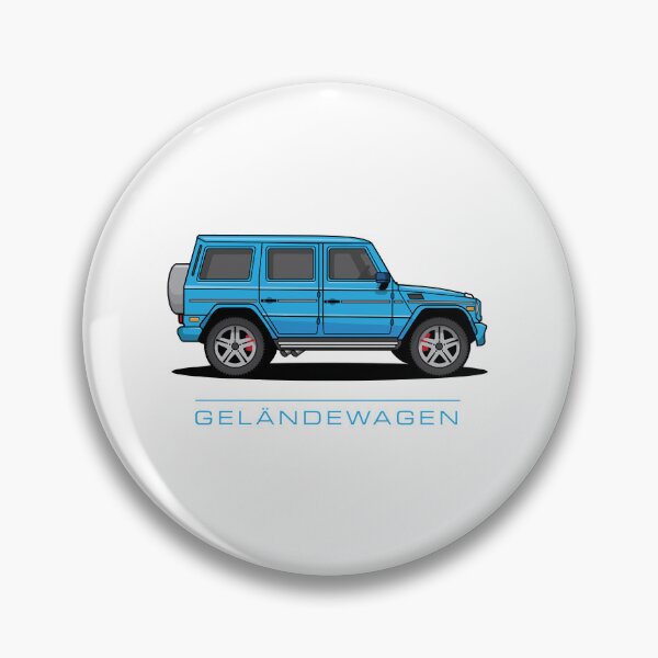 Item preview, Merc 4x4 SUV Luxury Car Wagon Light Blue Premium designed and sold by MerchBothCo.
