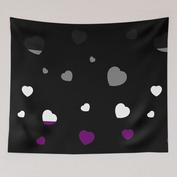 Item preview, Chaotic Hearts, Pride Series - Asexual designed and sold by StephOBrien.
