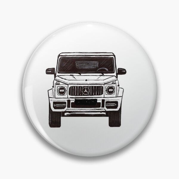 Item preview, Mercedes Gelandewagen Fitted V-Neck designed and sold by MerchBothCo.
