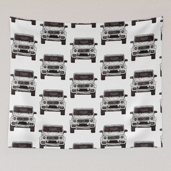 Item preview, Mercedes Gelandewagen Fitted V-Neck designed and sold by MerchBothCo.