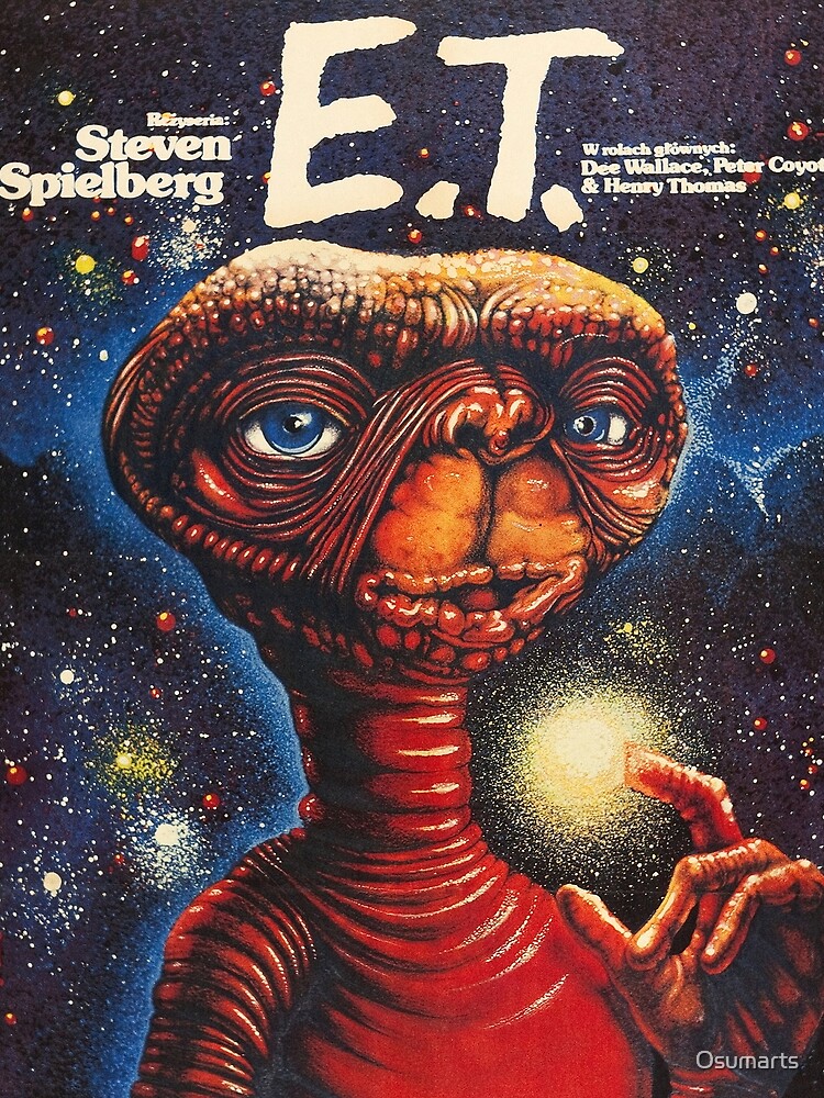 E.T. the Extra Terrestrial Movie Poster Graphic T-Shirt for Sale by  Osumarts