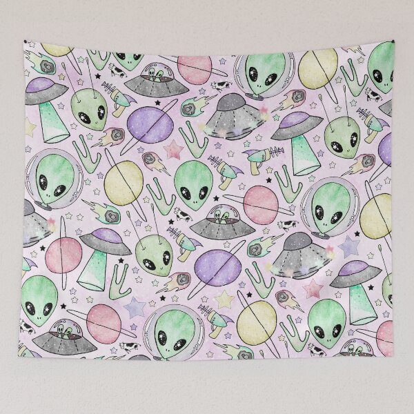 Item preview, ALIEN INVASION • in pink designed and sold by Jordyn St. John.