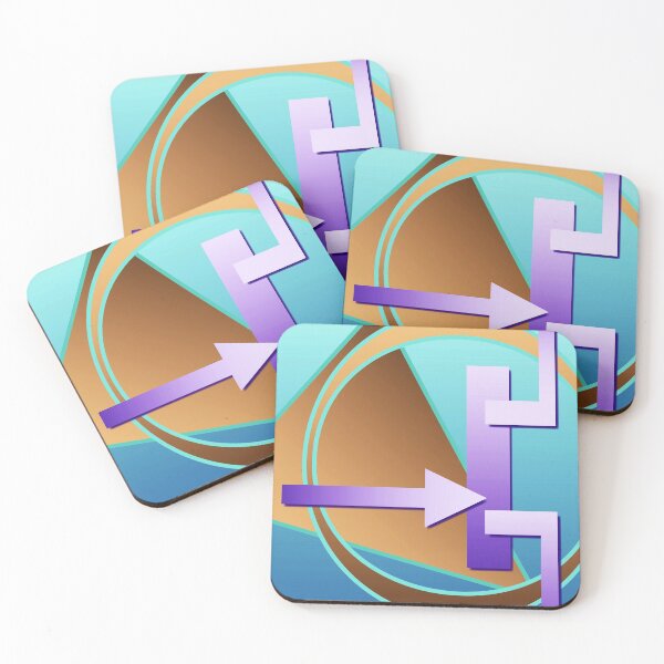 Item preview, Circuit Diagram - Turquoise & Bronze designed and sold by Marymarice.