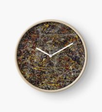 No. 5 par Jackson Pollock Horloge