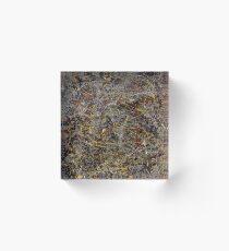 No. 5 by Jackson Pollock Acrylic Block