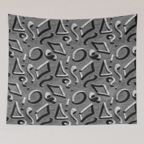 Item preview, Geometric shapes on a grey background designed and sold by Olha Volokhova.