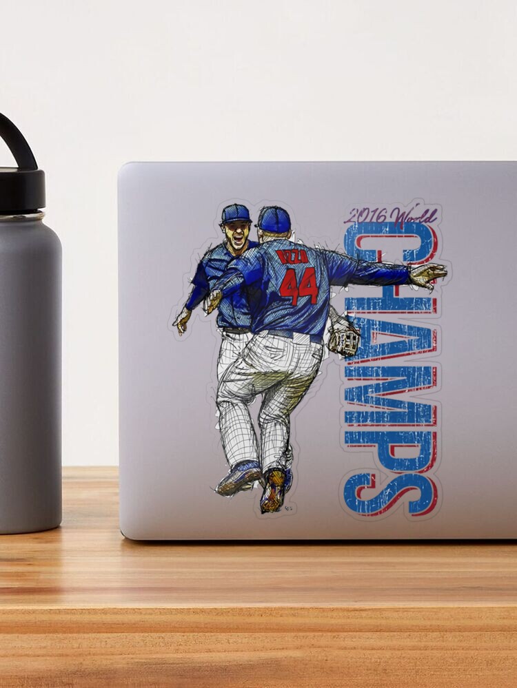 anthony rizzo kris bryant champs Sticker for Sale by dennystee11