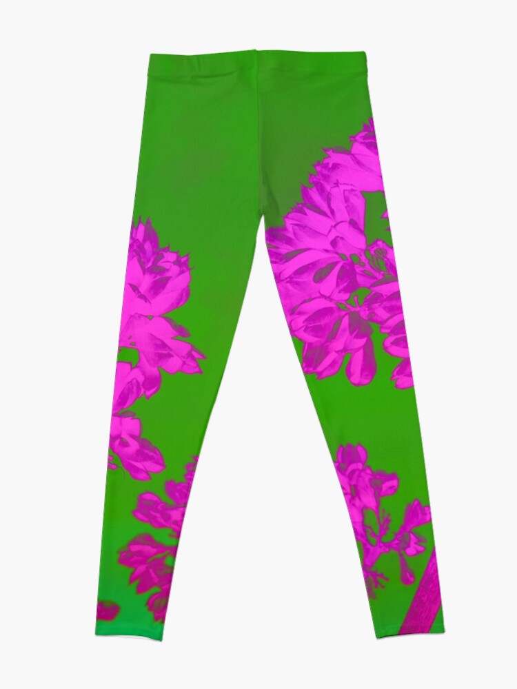 Alternate view of Funky Floral - JUSTART © Leggings