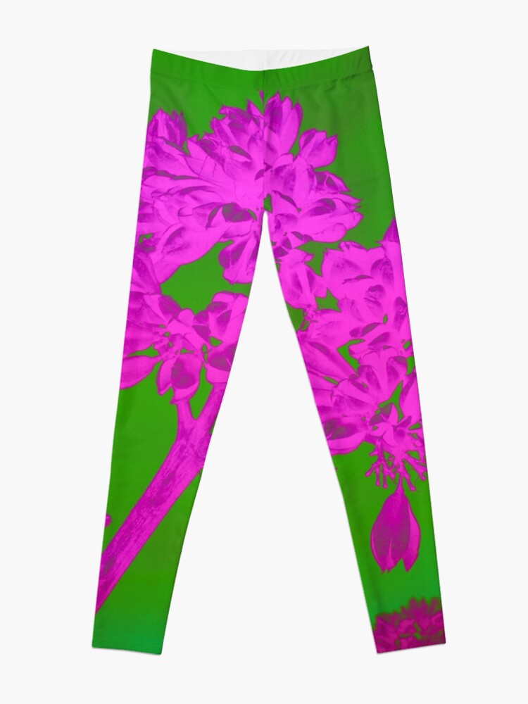 Alternate view of Funky Floral - JUSTART © Leggings