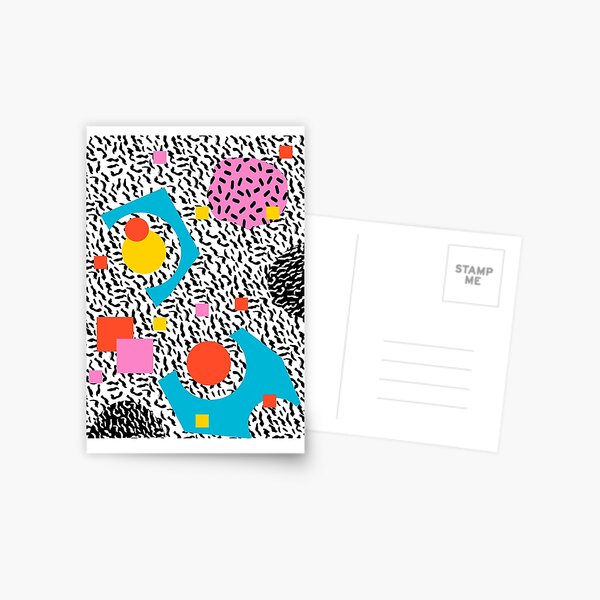 Item preview, Get Real - memphis abstract pattern retro 80s design minimalist gifts colorful 1980's trend designed and sold by wackadesigns.