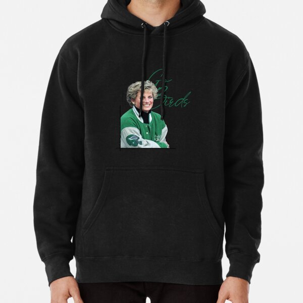 KFig21 Lets Go Birds Retro Football - Kelly Green Hoodie