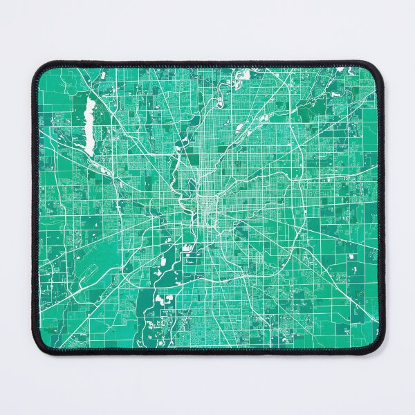 Item preview, Indianapolis City Map of Indiana, USA - Watercolor designed and sold by deMAP.