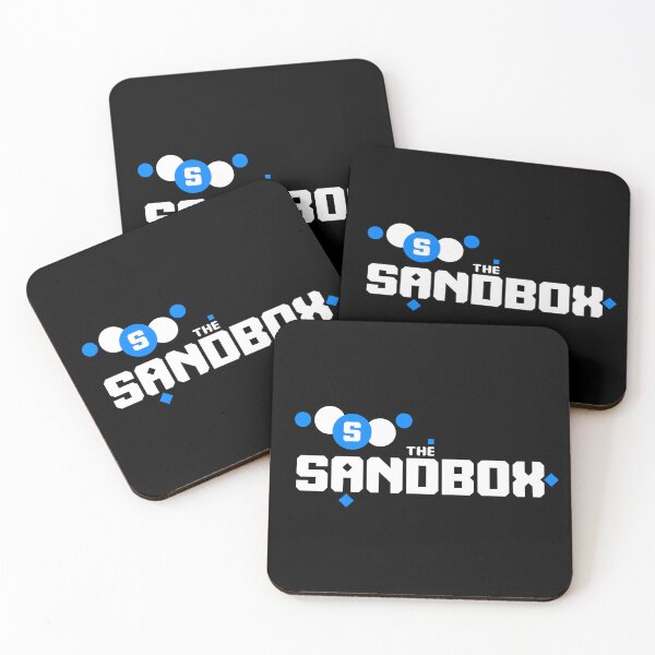 Item preview, The Sandbox SAND Crypto Altcoin - Blue White Logo designed and sold by CryptoMoods.