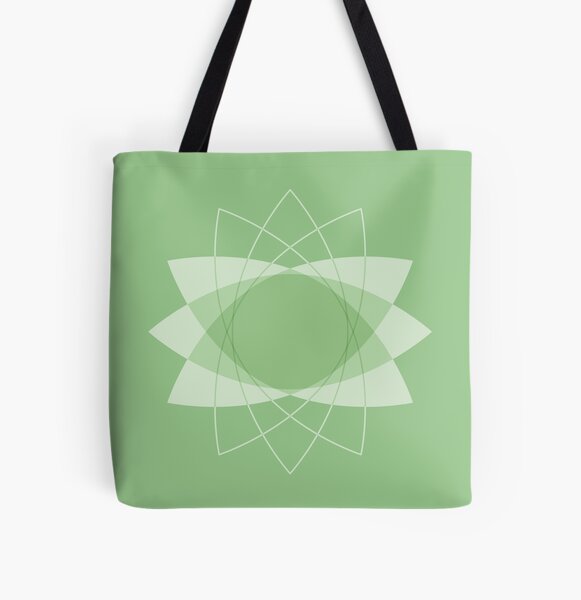 Symmetrical Geometric Design #3 - convex lens All Over Print Tote Bag