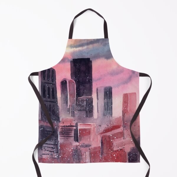 Item preview, Townscape - Watercolour Painting designed and sold by Pattokarts.
