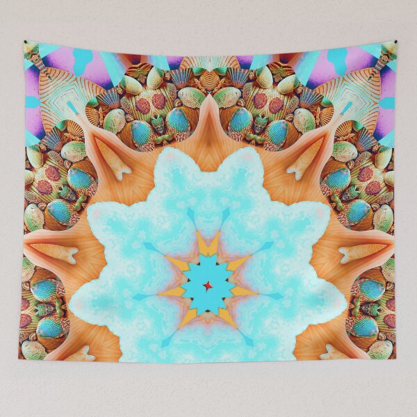 Item preview, HARMONIOUS COCKTAIL OF ARUBA SHELLFISH - UNFORGETTABLE ARUBA SOUVENIRS - ARUBA ISLAND PARADISE ABSTRACT GEOMETRIC PAINTING - ARUBA ABSTRACT FLAG INSPIRATION - ARUBA ONE HAPPY ISLAND. designed and sold by Ralek.