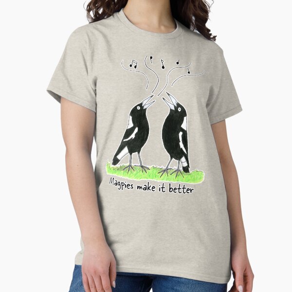 Magpies make it better - Raising funds for Birdlife Australia Classic T-Shirt