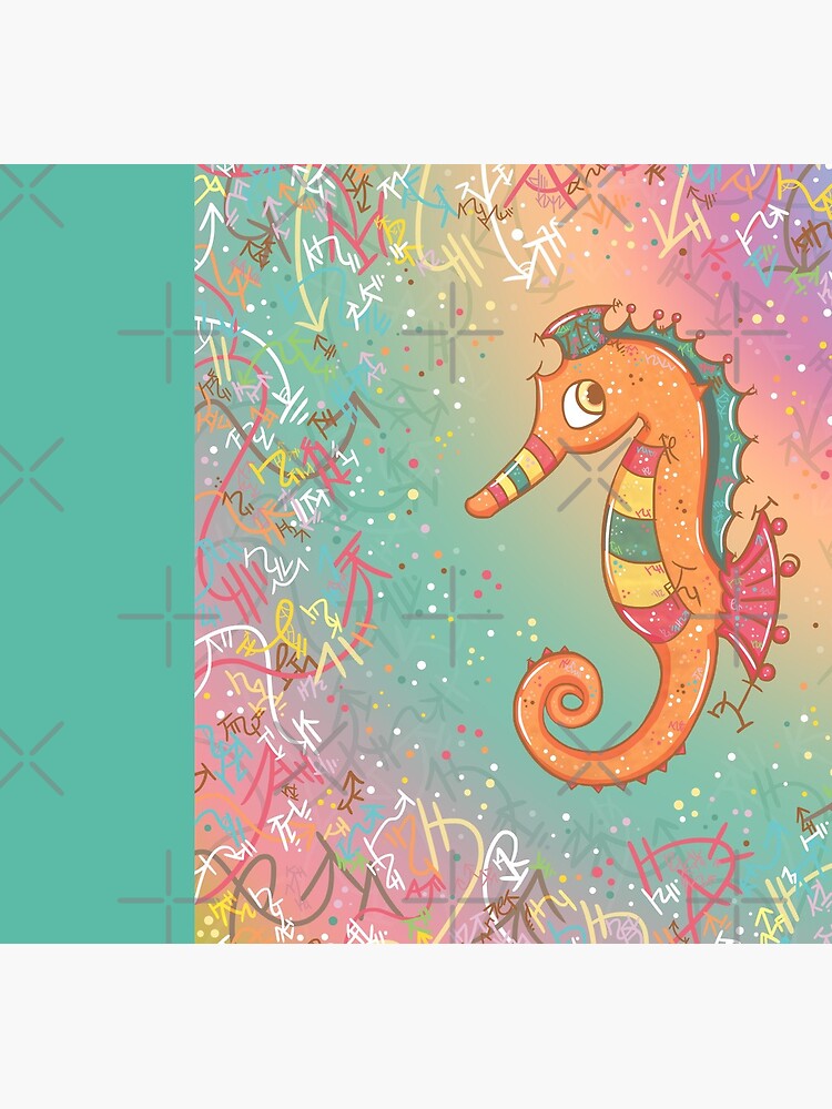 Sparkly Little Seahorse by vanillakirsty