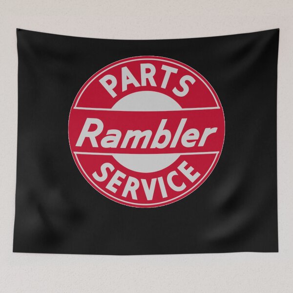 Item preview, Rambler parts and service vintage sign designed and sold by Daviard.