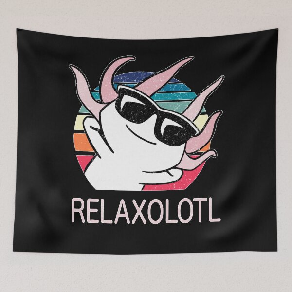 Item preview, Relaxolotl (For Dark Backgrounds) designed and sold by Daviard.