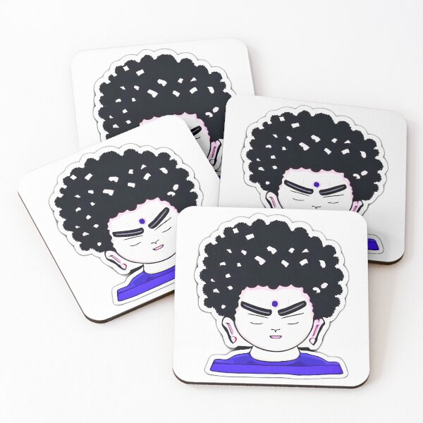 Item preview, Afro Buddha  (anime style) designed and sold by Digital-Davinci.