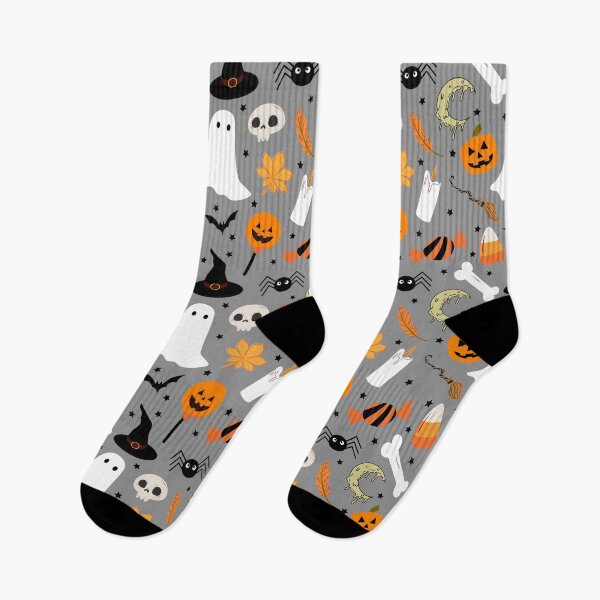 Item preview, Halloween Pattern In Graveyard Gray designed and sold by SeemDev786.