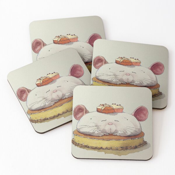 Item preview, Fat Mouse Eating a Cake designed and sold by recollectionsv.