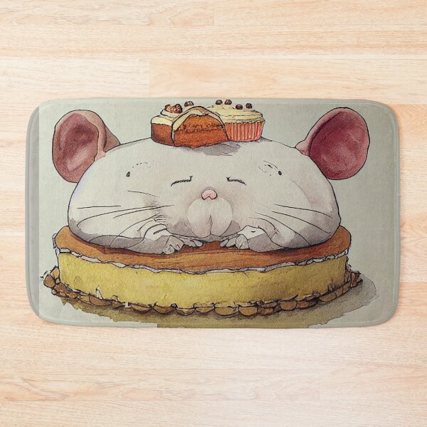 Item preview, Fat Mouse Eating a Cake designed and sold by recollectionsv.