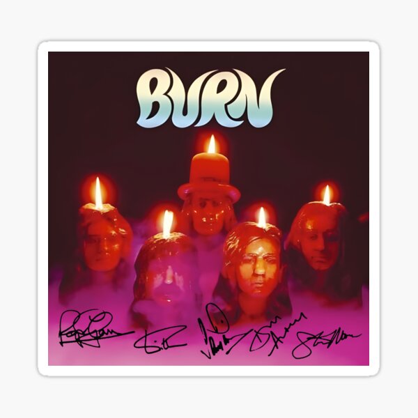 Burn album candle man face  Sticker