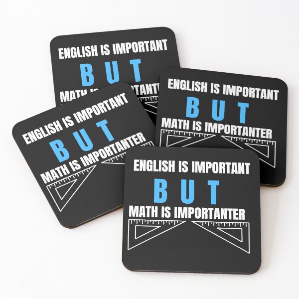 Item preview, English is important but math is more important - math lover saying designed and sold by Bomann.