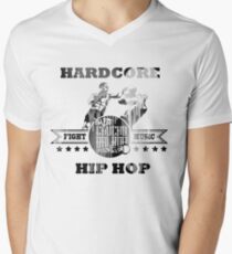Hardcore Hip Hop Shirts Men's V-Neck T-Shirt