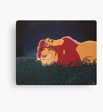 The Lion King: Mufasa and Simba Canvas Print