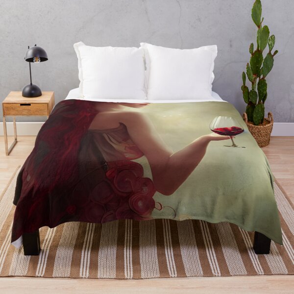 Item preview, Fair Lady Cradling a Glass of Wine designed and sold by H3rron-Arts.