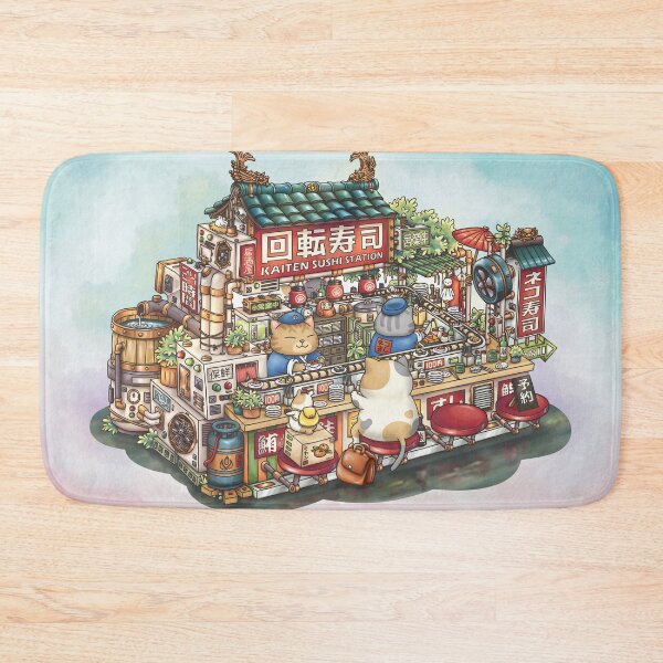 Item preview, Steampunk Chubby Cat Sushi Restaurant designed and sold by Takeda-art.